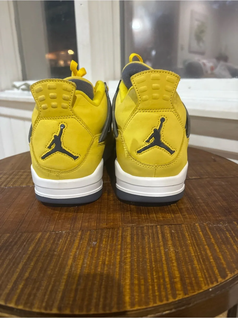 Nike Air Jordan Retro 4 PS Size 9.5 Lightning Yellow